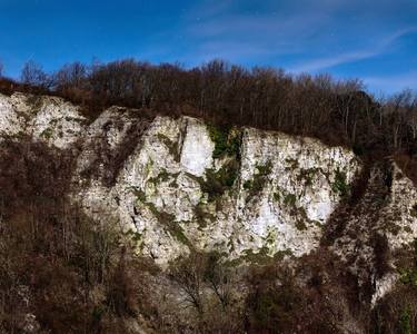 Offham Hill Causewayed Enclosure, By Moonlight (Late Winter) thumb