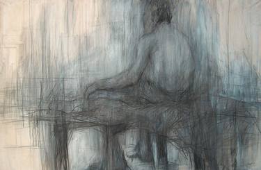 Original Figurative Nude Drawings by Bojan Slacala