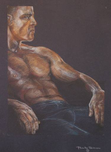 Print of Photorealism Men Drawings by Priscilla Imbriani