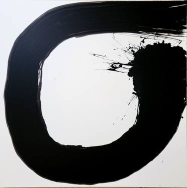 Original Abstract Calligraphy Paintings by Jules Silver