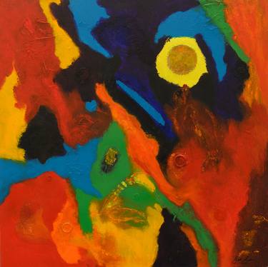 Original Expressionism Abstract Paintings by Jules Silver
