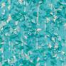 The inspiration for this piece was to paint something calming to the senses not only in six shades of blue and green colors but by using hand cut paper pieces lightly fluttering in a breeze.