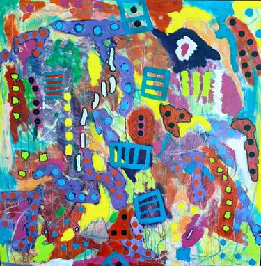 Original Abstract Expressionism Abstract Paintings by Jules Silver