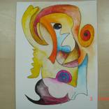 red hair by mine karatay