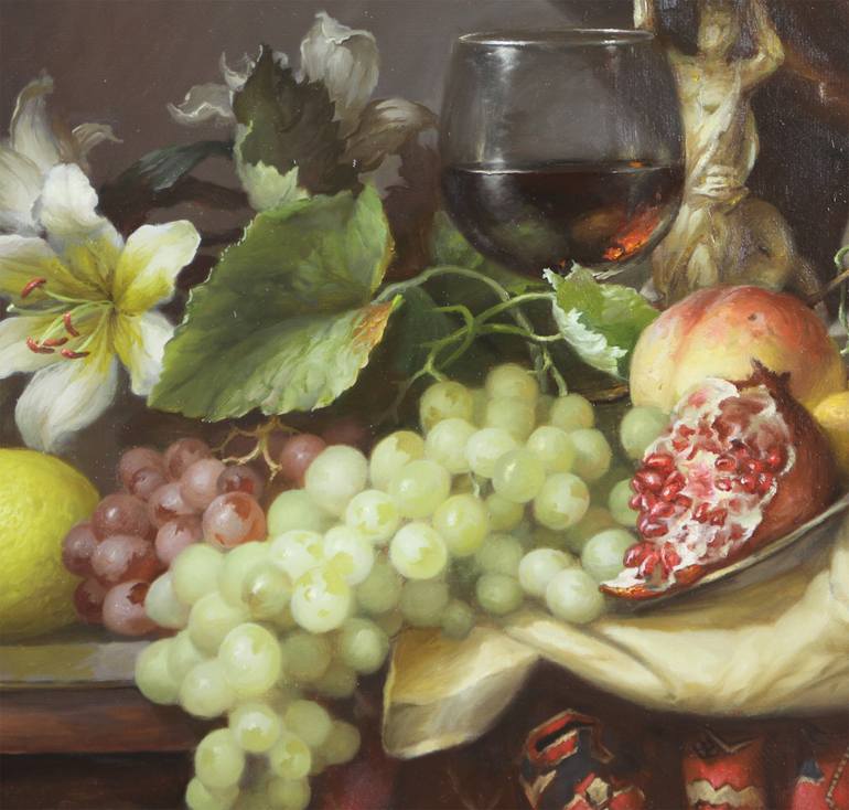 Original Realism Still Life Painting by Dmitry Sevryukov