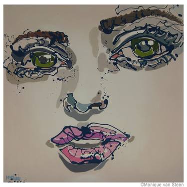 Print of Pop Art People Paintings by Monique van Steen