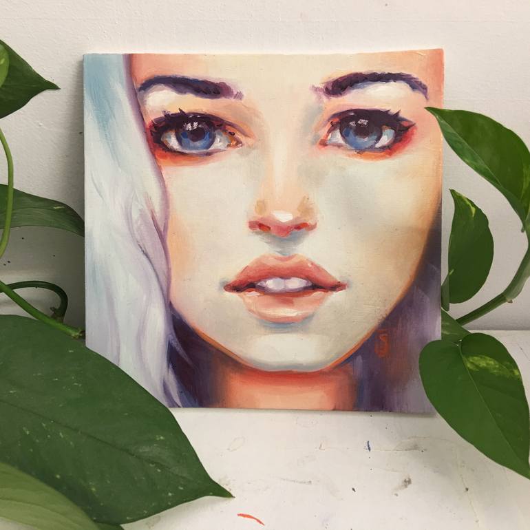 Original Portrait Painting by Monique van Steen