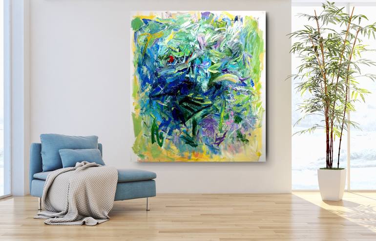 Original Abstract Expressionism Abstract Painting by Lydia Lee