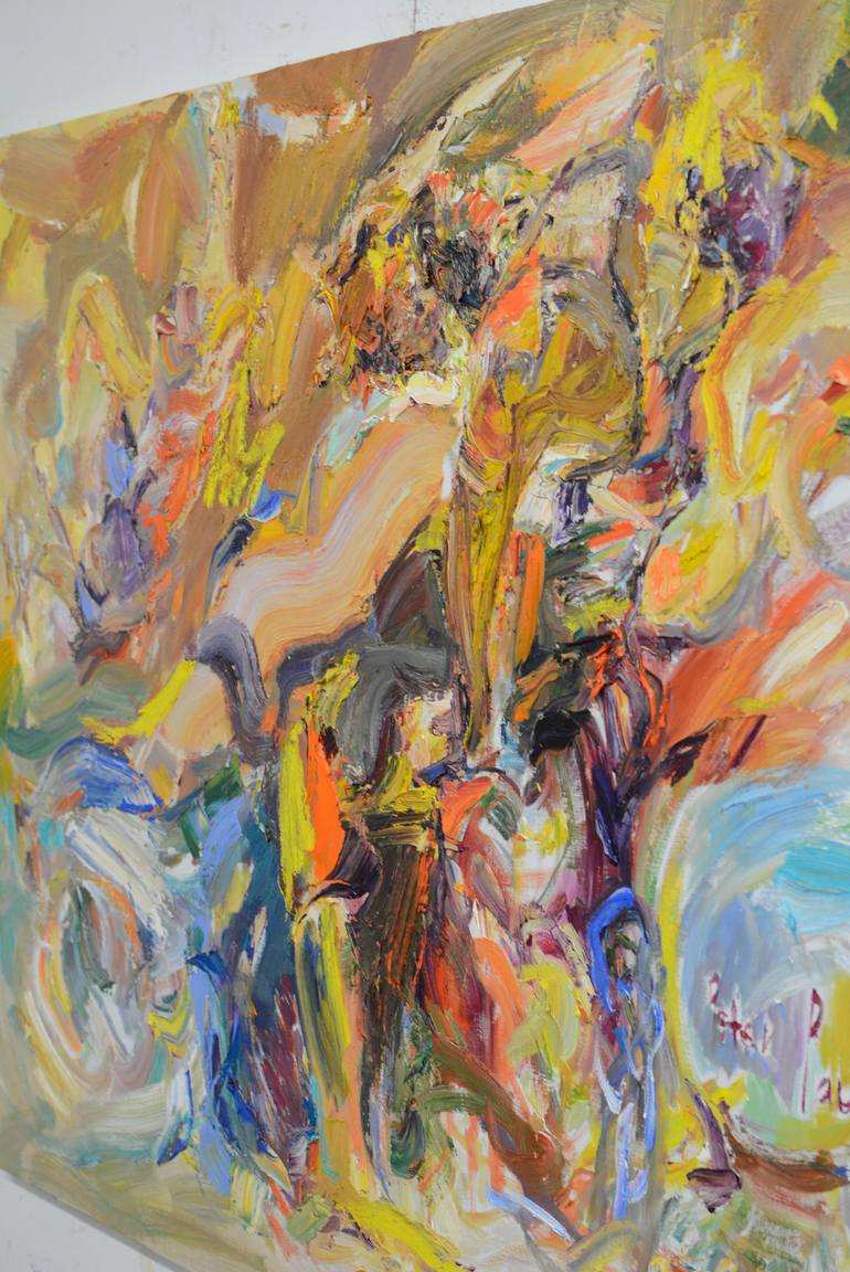 Original Abstract Expressionism Body Painting by Lydia Lee