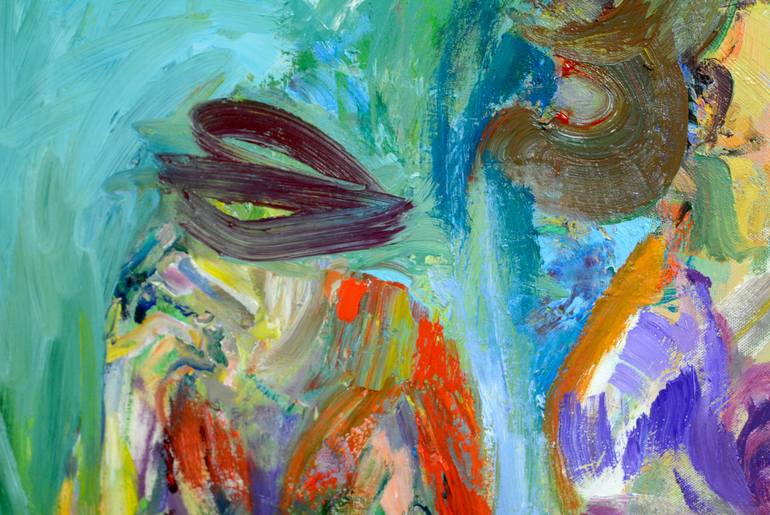 Original Abstract Expressionism Abstract Painting by Lydia Lee