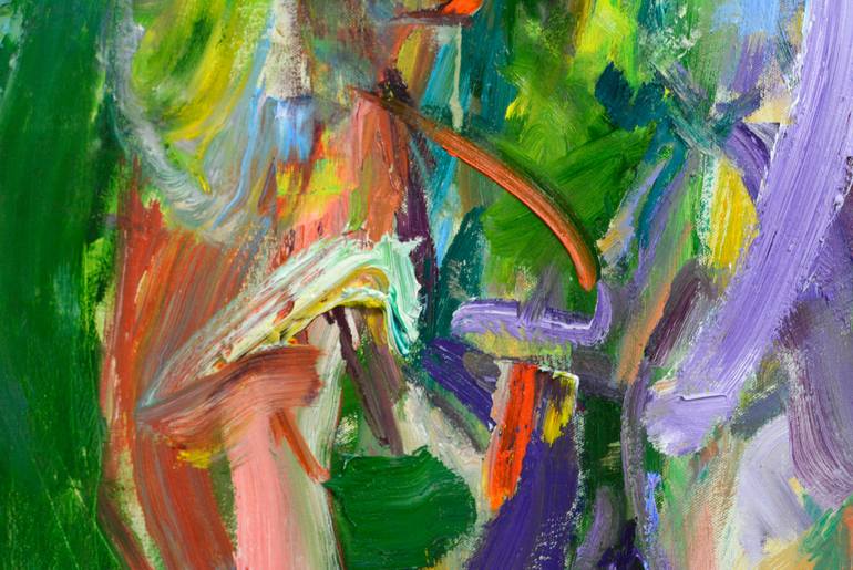 Original Abstract Expressionism Abstract Painting by Lydia Lee