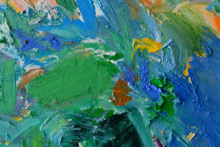 Original Abstract Expressionism Abstract Painting by Lydia Lee