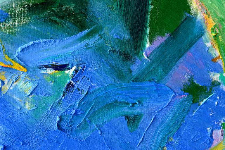 Original Abstract Expressionism Abstract Painting by Lydia Lee