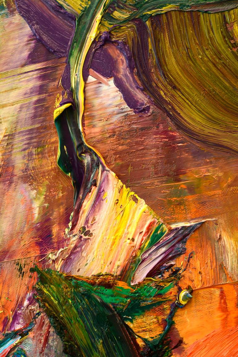 Original Abstract Expressionism Abstract Painting by Lydia Lee