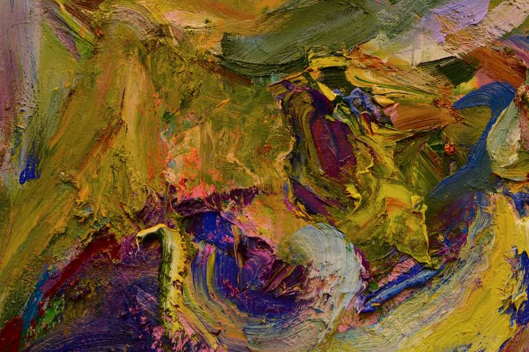 Original Abstract Expressionism Abstract Painting by Lydia Lee