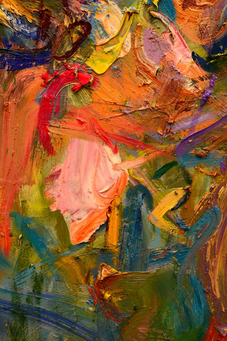 Original Abstract Expressionism Abstract Painting by Lydia Lee