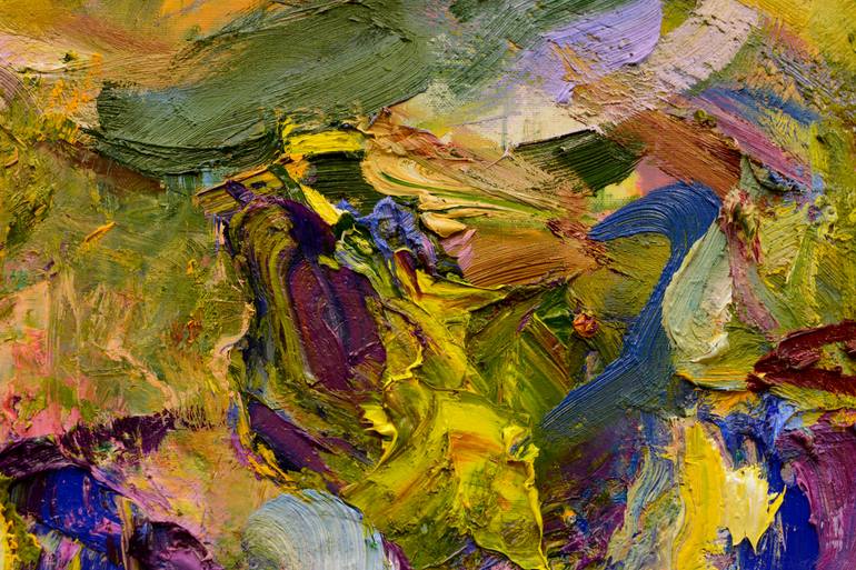 Original Abstract Expressionism Abstract Painting by Lydia Lee