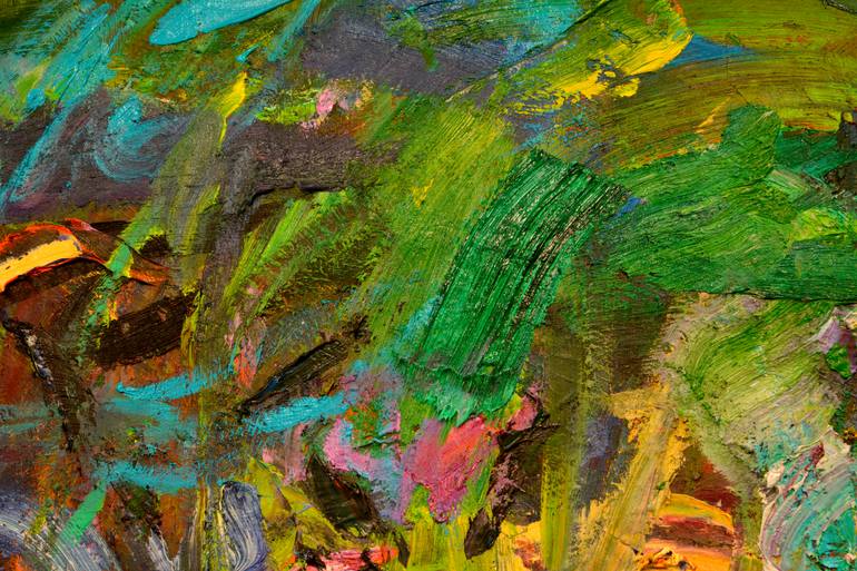 Original Abstract Expressionism Abstract Painting by Lydia Lee