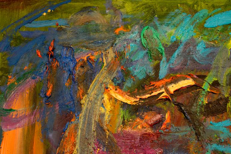 Original Abstract Expressionism Abstract Painting by Lydia Lee