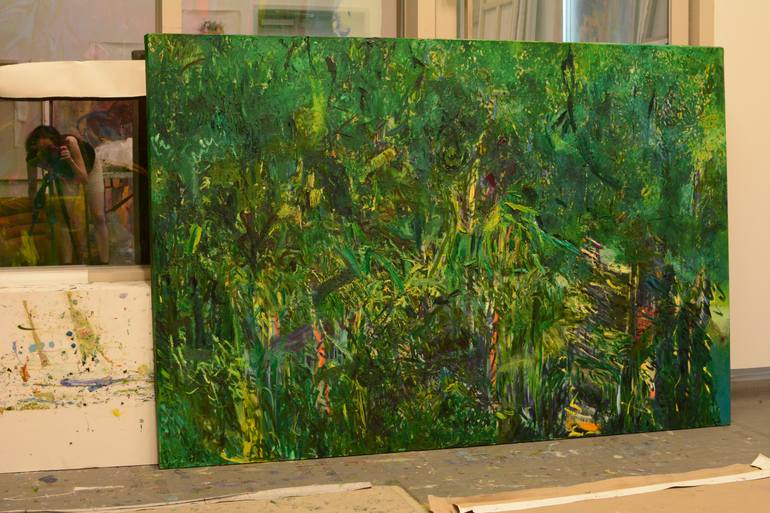 Original Abstract Expressionism Abstract Painting by Lydia Lee