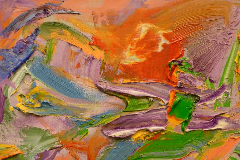 Original Abstract Expressionism Abstract Painting by Lydia Lee