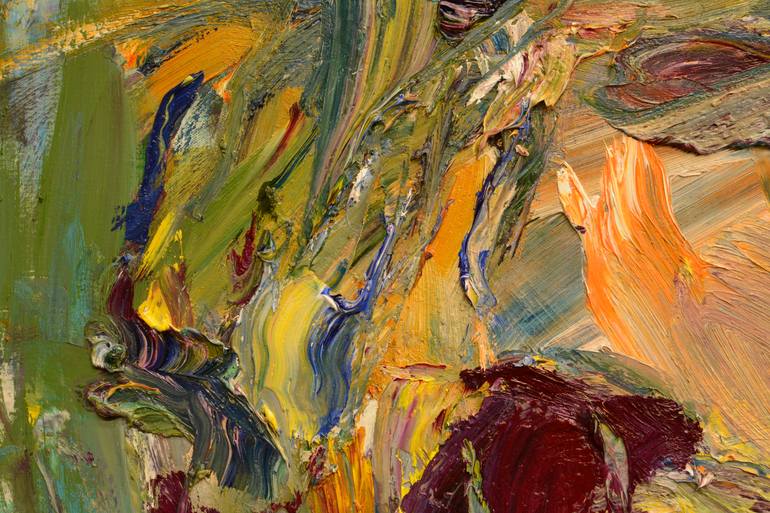Original Abstract Expressionism Abstract Painting by Lydia Lee