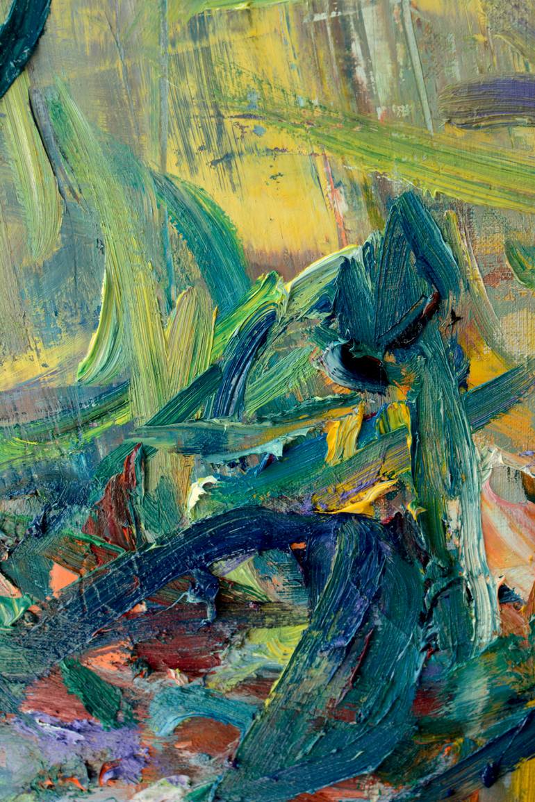 Original Abstract Expressionism Abstract Painting by Lydia Lee