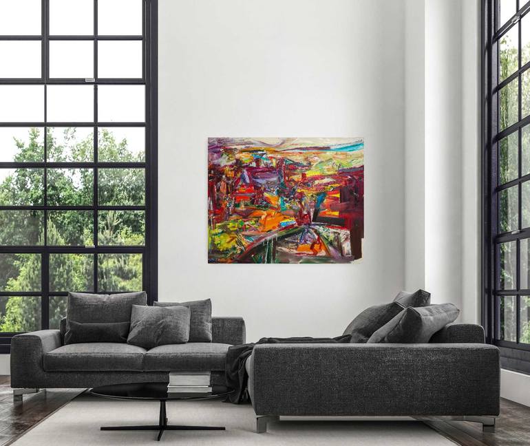 Original Fine Art Abstract Painting by Lydia Lee