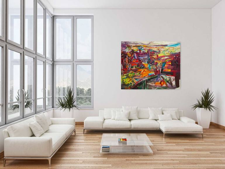 Original Fine Art Abstract Painting by Lydia Lee