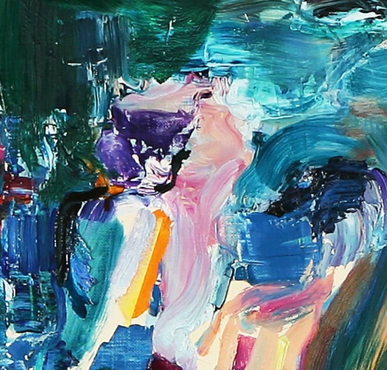 Original Abstract Expressionism Love Painting by Lydia Lee