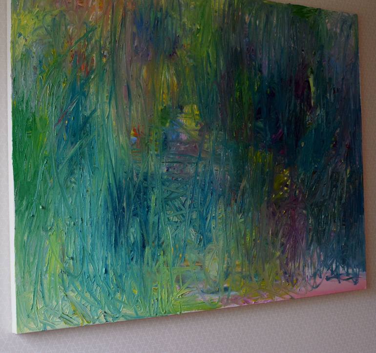Original Art Deco Abstract Painting by Lydia Lee