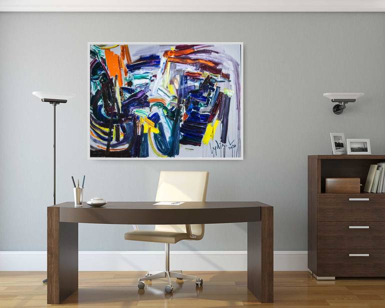 Original Expressionism Abstract Painting by Lydia Lee