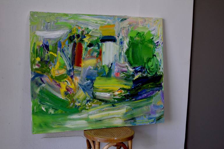 Original Abstract Landscape Painting by Lydia Lee