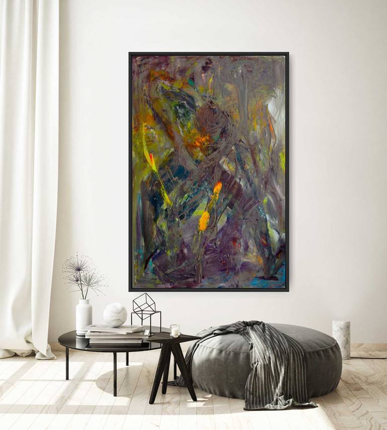 Original Abstract Expressionism Abstract Painting by Lydia Lee