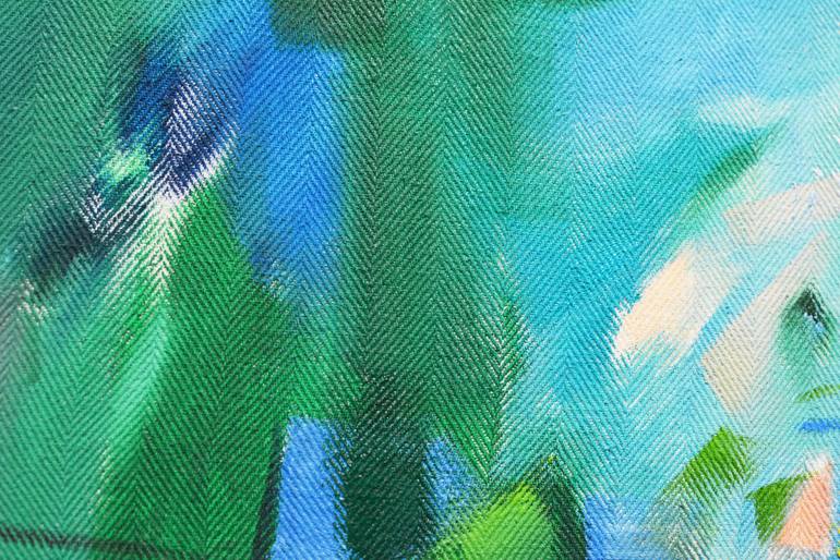 Original Abstract Expressionism Landscape Painting by Lydia Lee