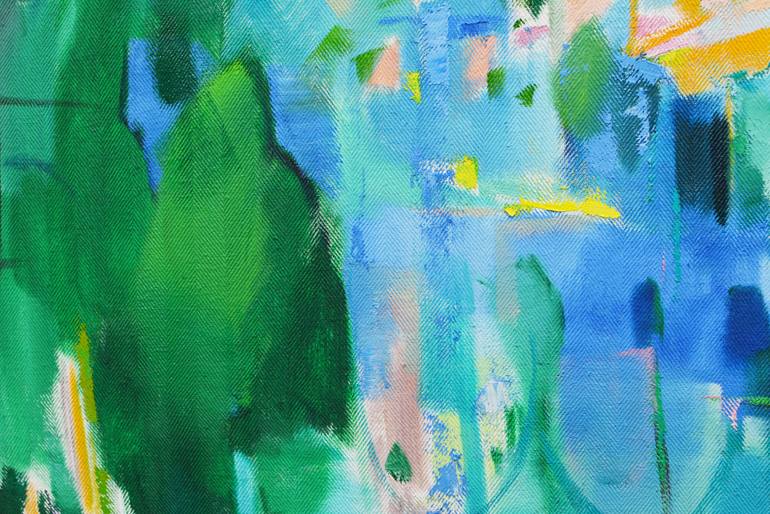 Original Abstract Expressionism Landscape Painting by Lydia Lee