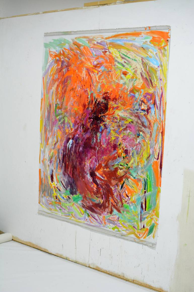 Original Abstract Expressionism Abstract Painting by Lydia Lee