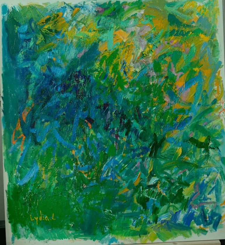 Original Abstract Expressionism Abstract Painting by Lydia Lee