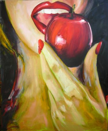 Original Expressionism Food Paintings by Massimiliano Malimpensa