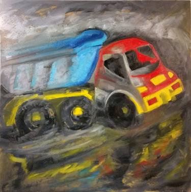 Print of Car Paintings by Massimiliano Malimpensa