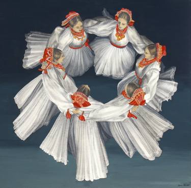 Print of Figurative Performing Arts Paintings by Emina Kos Bažant