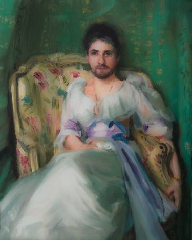 Original Portraiture Portrait Paintings by jonny green