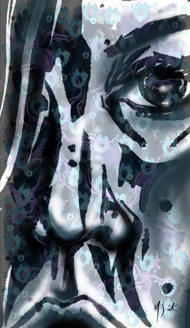 Original Symbolism Women Mixed Media by Margaret Smith