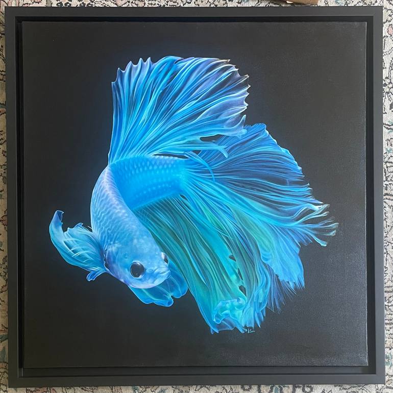 Original Photorealism Animal Painting by Anastasija Popova
