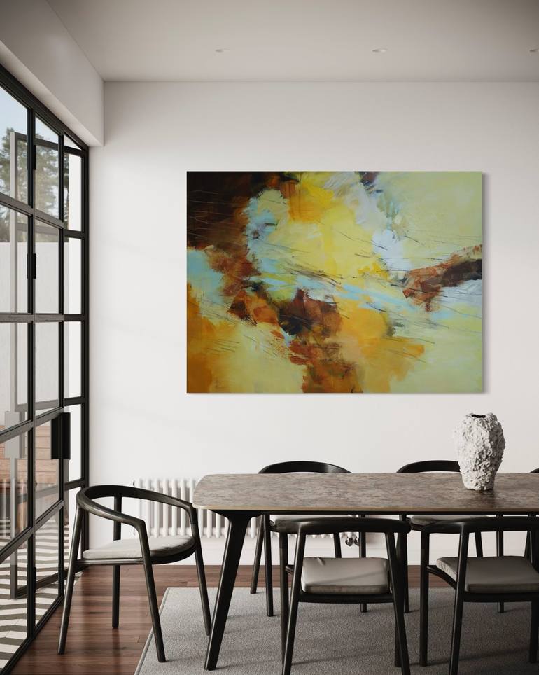 Original Abstract Expressionism Abstract Painting by Ira Ivanova