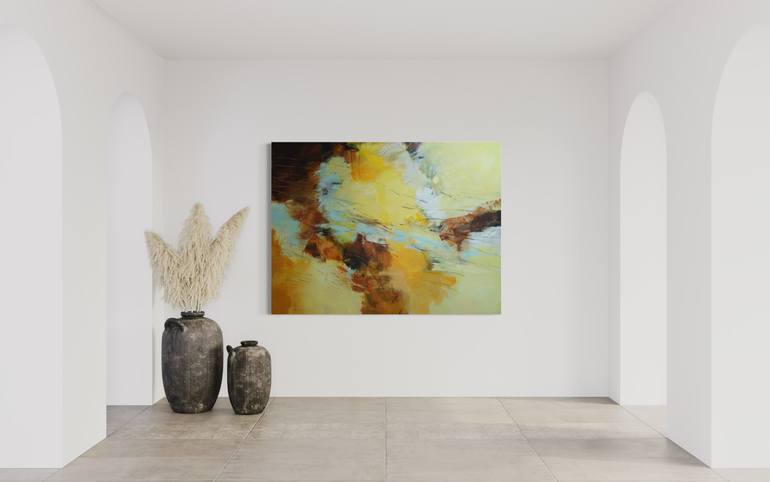 Original Abstract Expressionism Abstract Painting by Ira Ivanova