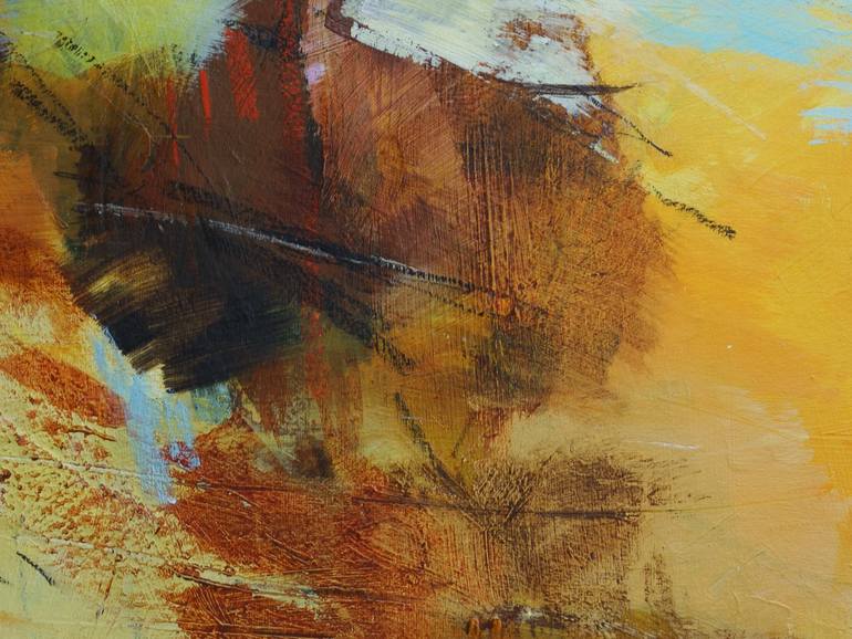 Original Abstract Expressionism Abstract Painting by Ira Ivanova