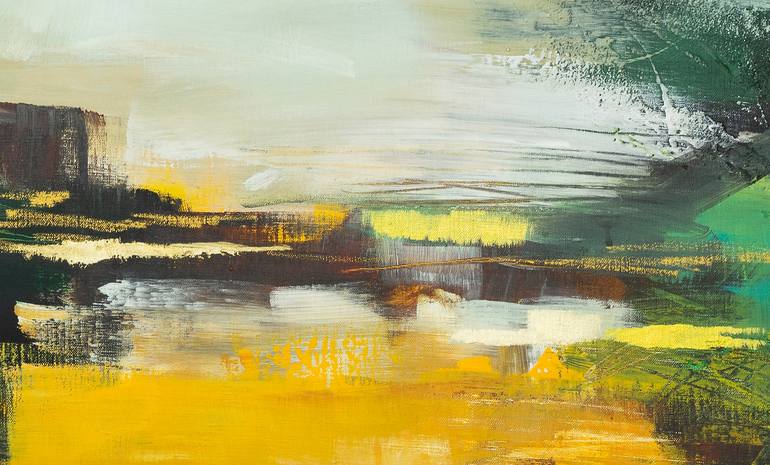 Original Abstract Expressionism Abstract Painting by Ira Ivanova