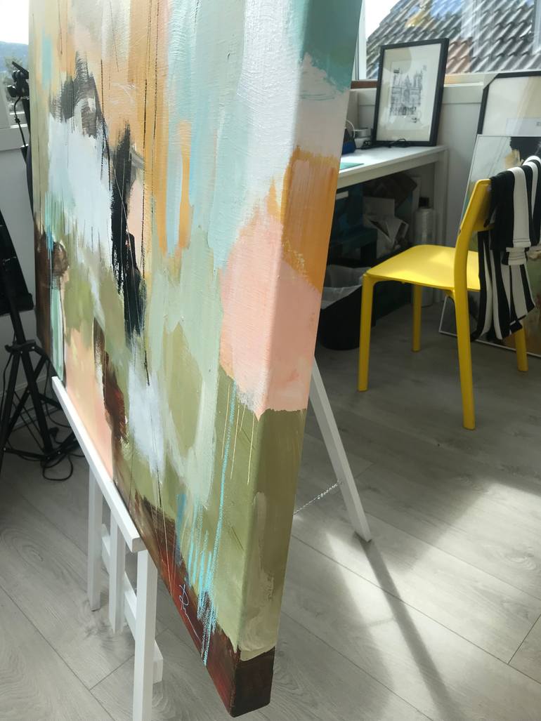 Original Abstract Expressionism Abstract Painting by Ira Ivanova