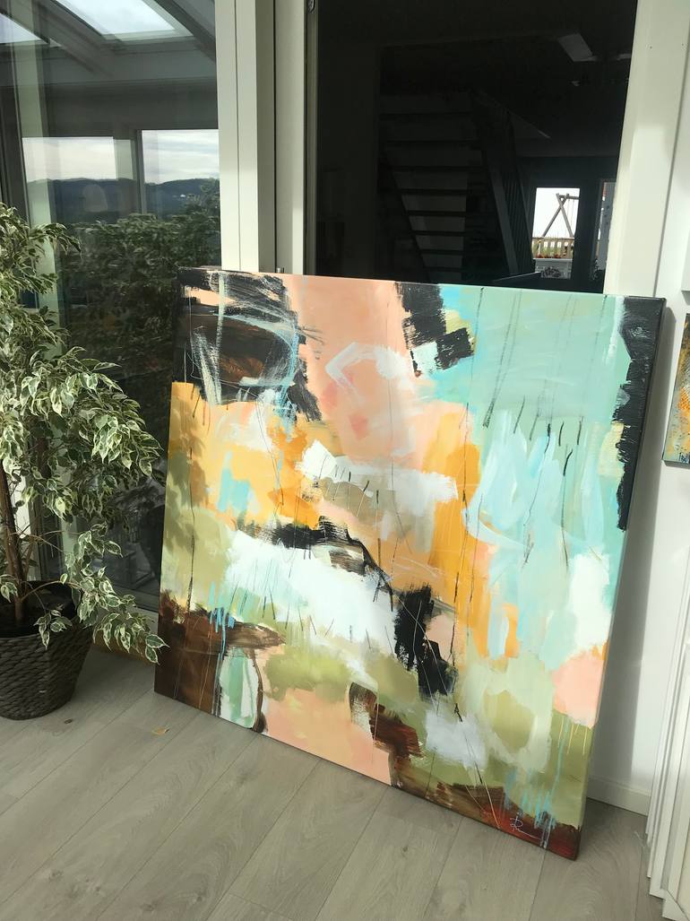 Original Abstract Expressionism Abstract Painting by Ira Ivanova